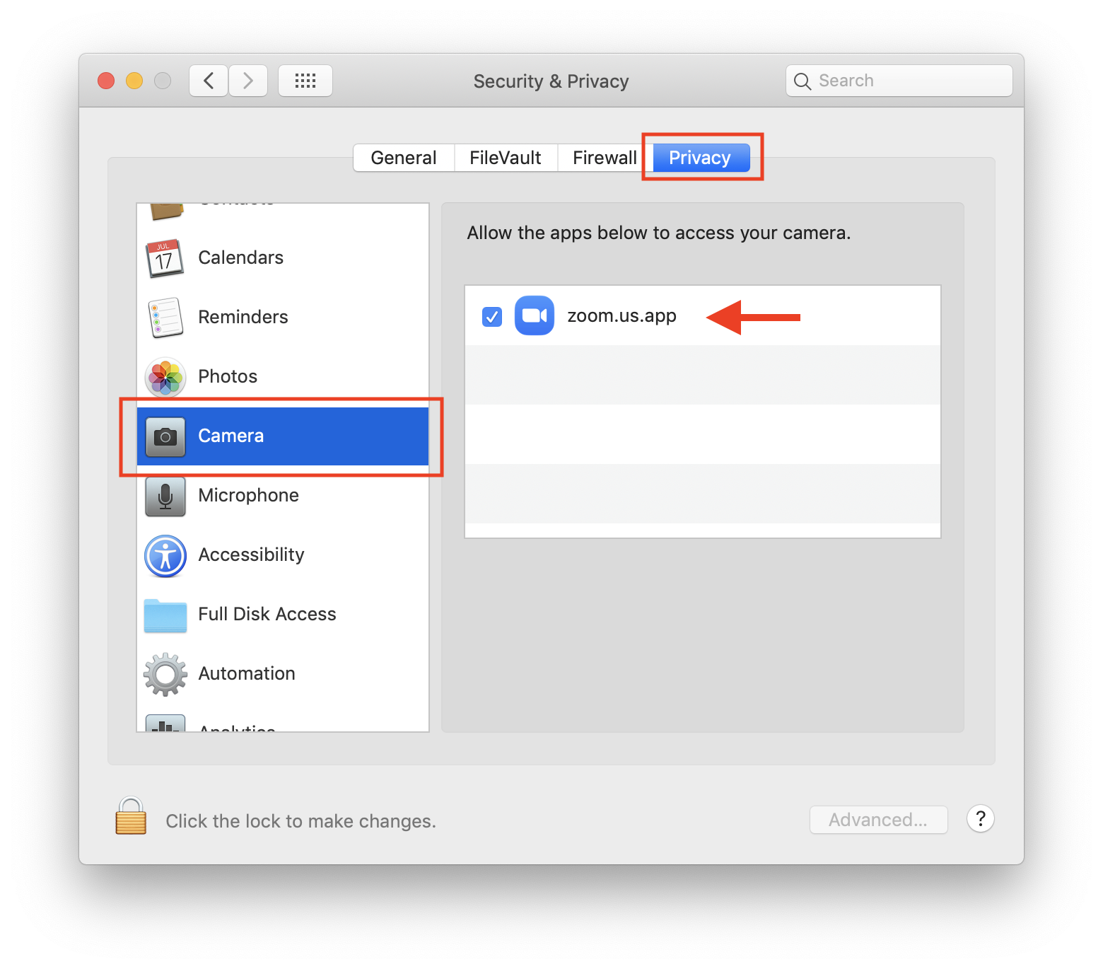 Manually add mic permission to app in mac os 10